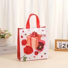 12pcs Waterproof Non-Woven Handbag Gift Bag/Shopping Bag For Valentine'S Day - 3 - View 5