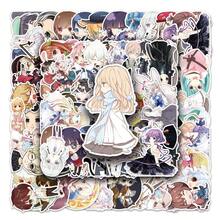 52 Piezas Pegatinas Frescas Con Temas De Anime De Chicas Lindas - Multicolor - Ver 1
