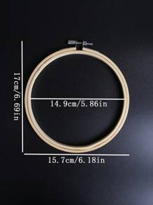 10pcs Bamboo Embroidery Hoops Round Cross Stitch Hoops/Decorative Hoop Ring (8cm/10cm/15cm/20cm)