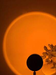 1pc Sunset Projection Lamp, Creative Led Decorative Atmosphere Light, Romantic Night Light, 7 Colors & 13 Modes Optional, Suitable For Bedroom, Cafe, Valentine's Day Decoration