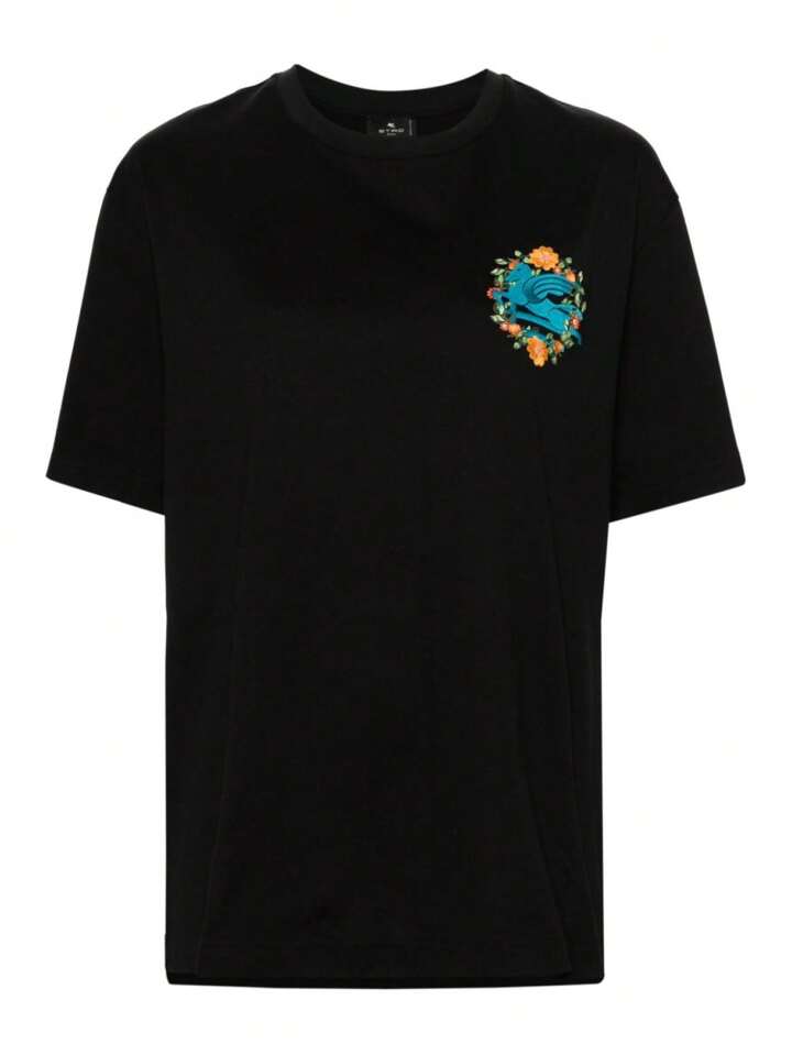 Tシャツ・カットソー ETRO Woman T-Shirt Black WRJB0007AC036 N0000 ETRO Women's T-Shirt BLACK WRJB0007AC036N0000 | SHEIN USA