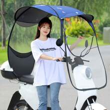 Toldo Cubresol Moto General Impermeable Para Motocicletas - Azul - Ver 2