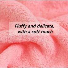 1條柔軟的超細纖維毛巾,具有極高的吸水性,適合作為禮品毛巾 - 粉色 - 查看 5