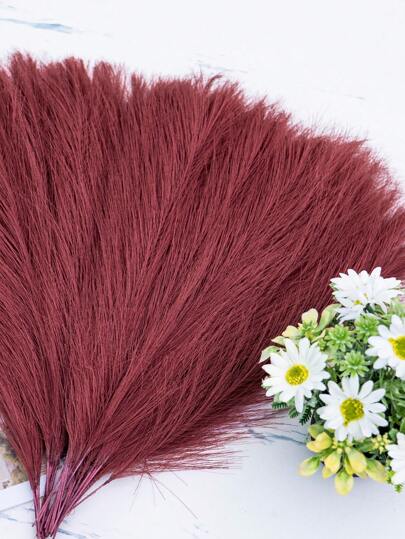 5 pezzi/10 pezzi Elegante erba delle Pampas artificiale lunga 43 cm - in tessuto di poliestere morbido e resistente, piante artificiali in plastica, pieghevoli e rimanenti la forma, decorazione primaverile, per San Valentino, stile nordico moderno, stile bohémien - per decorazione di casa, vasi, matrimoni, feste, saloni, camere da letto, esposizioni, hotel, gallerie, pareti DIY, ufficio, riempimento, regali per compleanni, lauree, autunno.