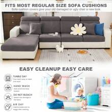 Sofa Covers - Grey - View 10