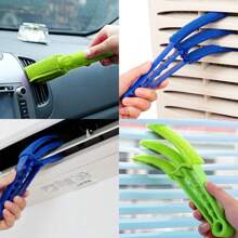 Window Blinds Duster, 3 Pcs Brush For Air Conditioner Shutters Dust Collector Cleaning Cloth Tool - Multicolor - View 4