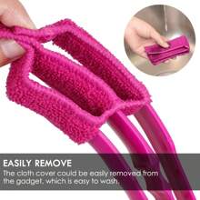 Window Blinds Duster, 3 Pcs Brush For Air Conditioner Shutters Dust Collector Cleaning Cloth Tool - Multicolor - View 2