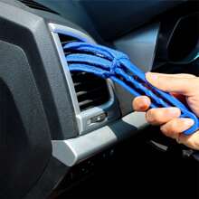 Window Blinds Duster, 3 Pcs Brush For Air Conditioner Shutters Dust Collector Cleaning Cloth Tool - Multicolor - View 5