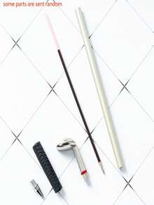 1set 24.5cm * 10.4cm * 3.5cm Golf Gift Pen Mini Golf Putting Green Metal Golf Club Ballpoint Pen Set - Multicolor - View 6