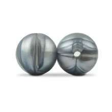 20入組12/15mm硅膠珠子,用於鑰匙扣製作、硅膠主珠子、松軟的橡膠硅膠質地頸鏈珠裝套件、筆專用圓形硅膠珠