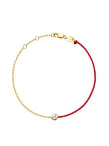 1 件个性化奢华 S925 纯银和红绳手链，女士礼物配饰 - 銀色 - 查看 7