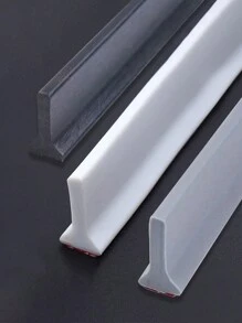 1 m Bande flexible autoadhésive en forme de T, barrière d'eau pour séparer les zones humides et sèches, arrêt d'eau pour la salle de douche et l'entrée, décoration de salle de bain, décoration d'automne, retour à l'école