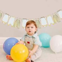 12pcs Blank Gift Tags With String,White Paper Tags With Gold Clothing,Personalized Gift Tags For Birthday,Party,Gift Wrapping,Baby Shower,Wedding Favor And Valentine'S Day - White - View 2