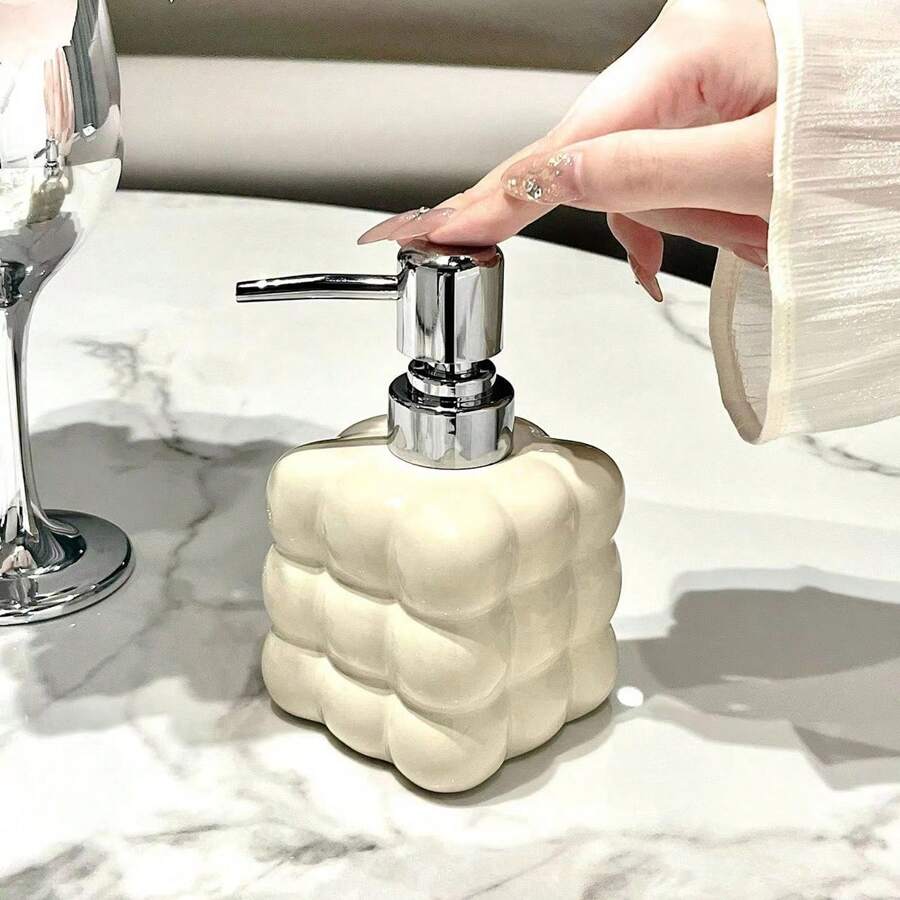 1pc HighEnd Bathroom Soap Dispenser, Shower Gel Bottle And Shampoo