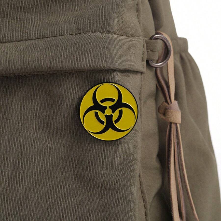 1 Miếng Đúng mốt Creative Họa tiết Hình học Thương hiệu Trâm cài , Nguyên tố hóa học Thiết kế , Tuyệt vời Phụ kiện Đối với Cái túi Hoặc Quần áo , Thích hợp Dành Cho Nam Và Nữ , Mặc hàng ngày