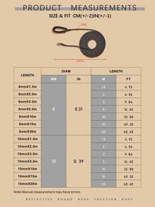 Durable Black Pet Training Rope