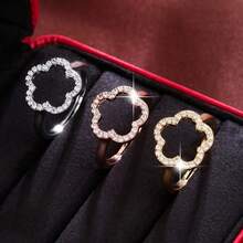 1枚女士簡約空心花戒指 - 戒指 - 查看 7