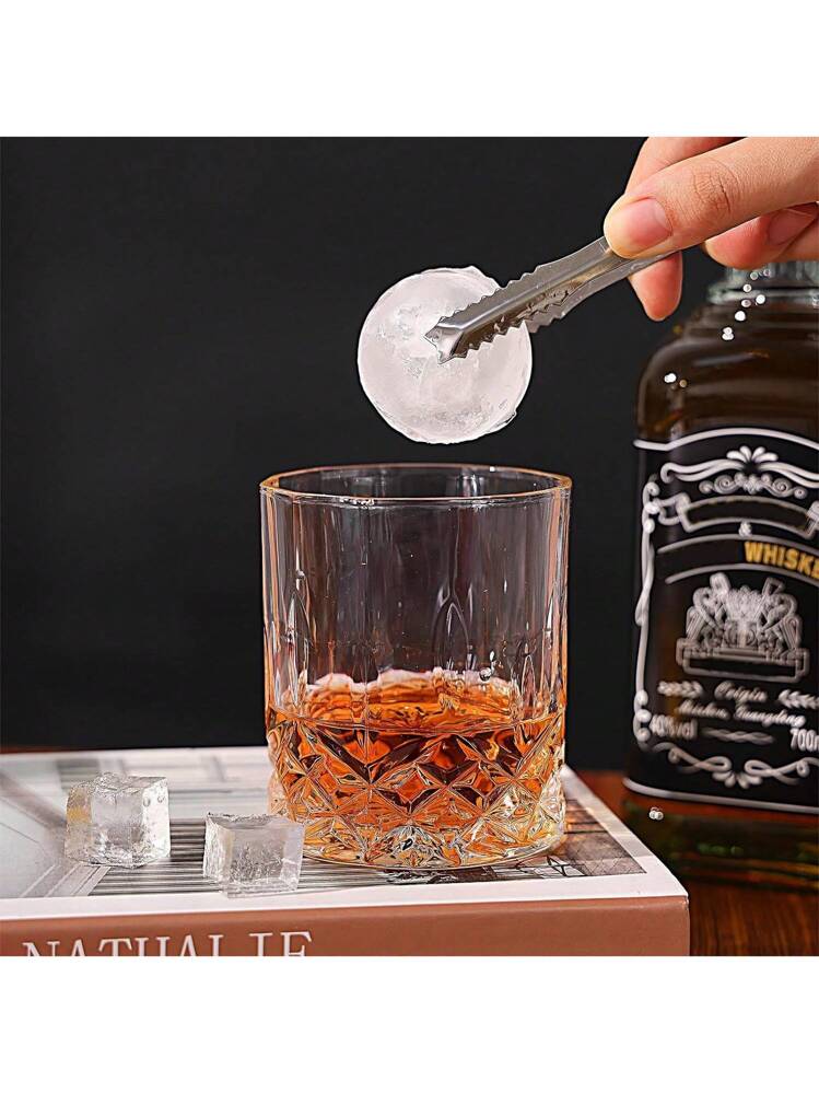 11 Oz Crystal Whiskey Glasses – Set Of 8, Geometric Design, Gift Box
