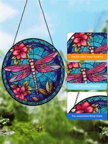 美麗的蜻蜓吊飾-為您的家居裝飾增添神奇的色彩 - 彩色 - 查看 3