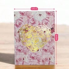 Photo Album 6 Inch 100 Pages Family Large Capacity Memory Book Baby Album Insert Page Photo Organizer - Brown - View 2