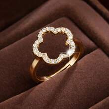 1枚女士簡約空心花戒指 - 戒指 - 查看 8