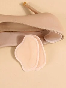 1對鞋跟墊防滑鞋跟握,防止起泡和鬆垮鞋,男女適用 - 杏色 - 查看 4