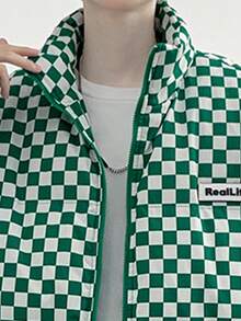 Men's New Padded Coat, Korean-Style Light Padded Thickened Outerwear - Green - View 4