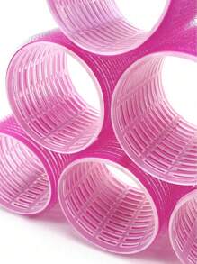 12-Piece Hair Roller Fluffy Curly Air Fringe Roll Self-Adhesive Hair Roll Hook And Loop Free Perm Multi-Size Hair Clip Duck Lip Tray Clip One Line Needle Lip Clip Clip For Barbershop,Valentine's Day Couple As Gift Hair Accessories Tool