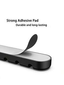 黑色電纜夾,電纜組織管理工具,電纜組織器usb電纜夾線組織器 - 黑色 - 查看 3