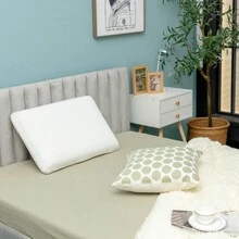 Memory Foam Bed Pillow With Zippered Washable Pillowcase - 白色 - 查看 3
