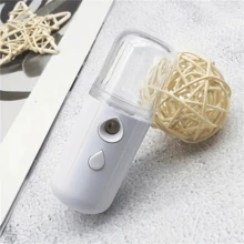 奈米噴霧器,奈米麵部噴霧器,便攜式涼爽保濕噴霧器,便攜式迷你霧化面部蒸汽機,睫毛延長,皮膚護理,女士保濕,usb 充電,旅行 - 紫色 - 查看 4