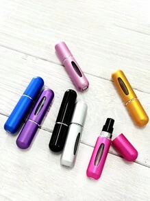 4pcs Travel Size Refillable Perfume Spray Bottles, Random Colors - Multicolor - View 6