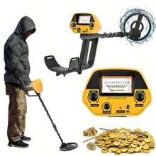 Detector De Metal Md-5090 A Prueba De Agua Subterráneo, Con Puntero Gp Para Una Ubicación Precisa, Herramienta De Caza Profesional Para La Prospección De Oro - Amarillo - Ver 1