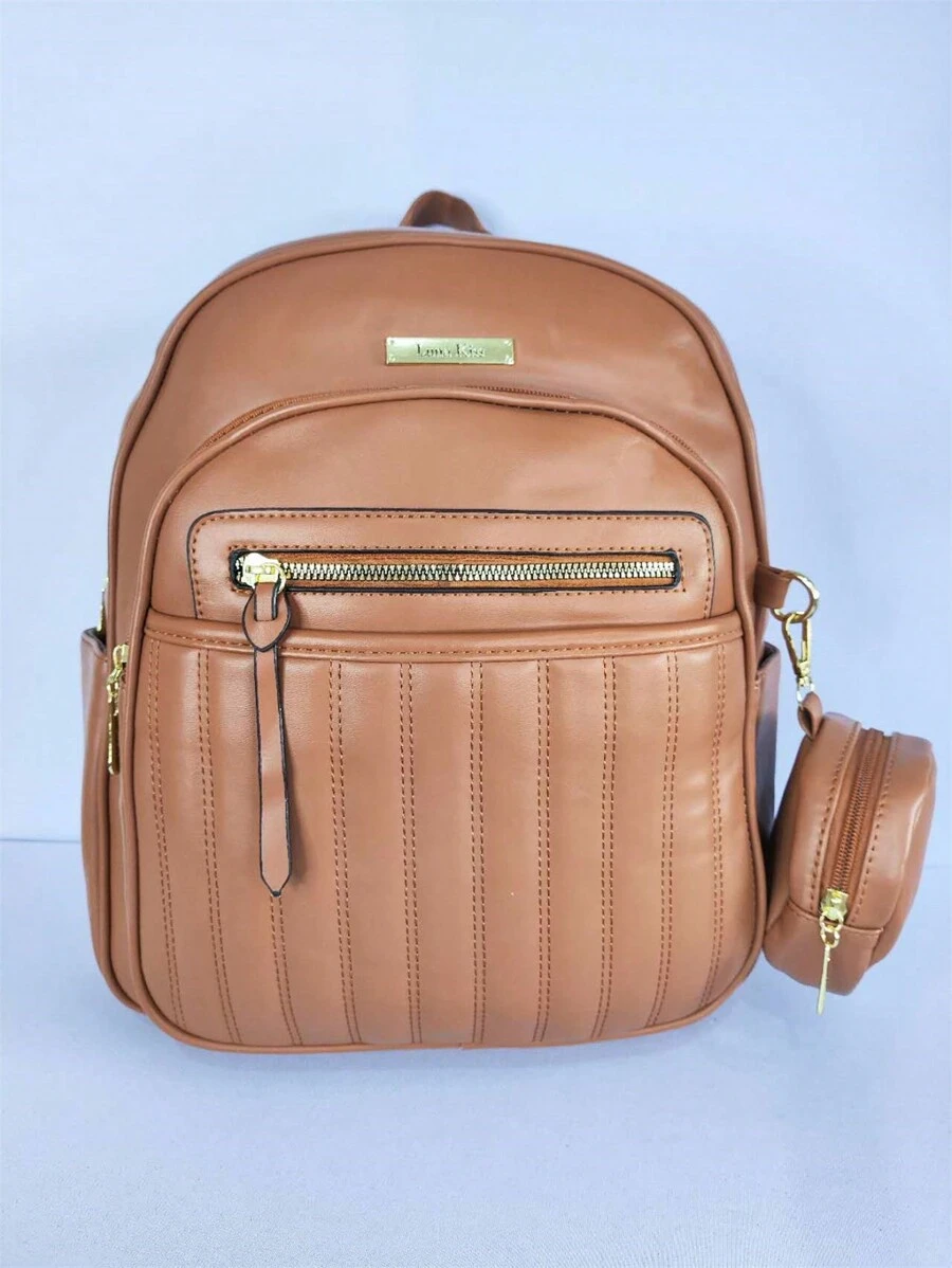 Women Fashion Backpacks - Màu nâu  Mocha - Xem 1