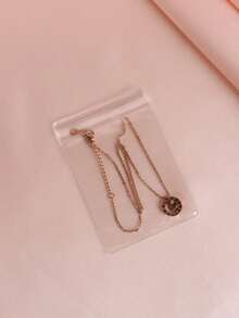 10pcs/Set Rainbow Color Jewelry Storage Pouch - White - View 4