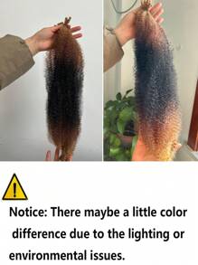 إكسسوارات شعر أومبير T1B/30/27 ذو تموجات أفرو كينكي حزم شعر بالجملة مفصولة مسبقًا لتمديد ضفائر مارلي كروشيه للنساء ضفائر تمويج مستعارة