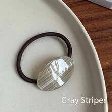 1pc Women's Colorful Elastic Hair Tie With Acetate Ball Detail, Suitable For Different Occasions - Multicolor - View 11