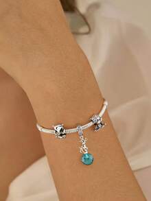 1Pc Fashionable 925 Sterling Silver Little Fox  Charm Bead  Fit  For Women Bracelets Bangles DIY Jewelry Making Fine Jewellery - Silver - View 2