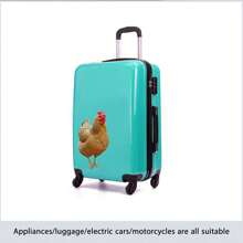 1pc Funny Chicken Car Sticker - Yellow - View 2