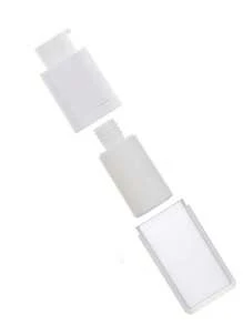 1入組霧面瓶身15ml / 30ml / 50ml多種尺寸的雙層真空乳霜罐,空氣緊密密封擠壓式化妝品收納容器盒,可攜式旅行乳霜保養容器罐,附按壓式泵頭的方形旋轉真空瓶,適用於精華,乳液,旅行收納 - 無色 - 查看 4