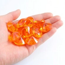 12pcs Multi-Color Acrylic Pirate & Plastic Gemstones For Party Decoration, Table Decoration, Vase Filler, Aquarium