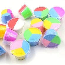 80ml蓬鬆玩具組套軟粘土輕質膠泥味道香精魅力膠粘土消壓造型玩具用黏土 - 彩色 - 查看 3