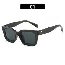 1pc New Fashion Polygon Women's Sunglasses Y2k Sunshade Square Frame Eyewear - Multicolor - View 11