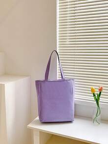 女孩的卡通独角兽印花书包单肩手提包 - 彩色 - 查看 4