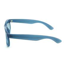1pc Fashionable Retro Rivet Decor Fashion Glasses For Travel, Party And Leisure - Blue - View 3