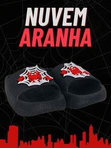 Nuvem Chinelo Infantil Super Aranha Escola Passio Moda Estilo 27 ao 34