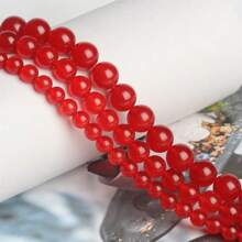 Loose Natural Stone Beads Semi-Finished Agate & Blue Peacock Stone Beads For Diy Bracelet & Necklace Jewelry Making