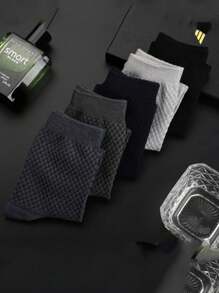 10 Pairs Men Bamboo Fiber Socks Casual Business Deodorant Breatheable Sport Sock
