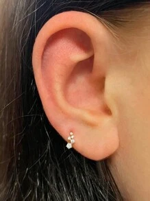 SereneSpark Hoa tai Hoop tinh mỹ - Vàng - Xem 2