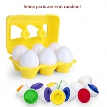 NEUSNEY Christmas Decoration Easter Eggs Shaped Color Matching Logic Pairing Game, Cognitive Development Early Educational Toy, Random Assorted Accessories, Suitable For Children 3+ Years Old, Boys & Girls,Toys For Boys,Kids Toys,Toys For Girls,Christmas Games Kids,Kids Christmas Decorations,Kids Toys Age 3